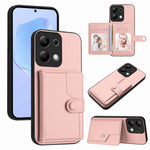 For Xiaomi Redmi Note 13 Pro 4G Case RFID Blocking Card Holder Kickstand TPU + PU Leather Phone Back Cover