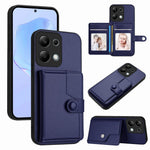 For Xiaomi Redmi Note 13 Pro 4G Case RFID Blocking Card Holder Kickstand TPU + PU Leather Phone Back Cover