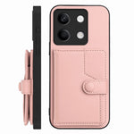 For Xiaomi Redmi Note 13 5G Case RFID Blocking Card Holder Kickstand TPU + PU Leather Phone Back Cover