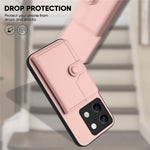 For Xiaomi Redmi Note 13 5G Case RFID Blocking Card Holder Kickstand TPU + PU Leather Phone Back Cover