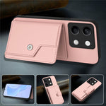 For Xiaomi Redmi Note 13 5G Case RFID Blocking Card Holder Kickstand TPU + PU Leather Phone Back Cover