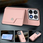 For Xiaomi 14T Pro Case RFID Blocking Card Holder Kickstand TPU + PU Leather Phone Back Cover