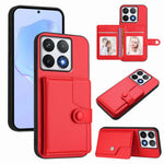For Xiaomi 14T Pro Case RFID Blocking Card Holder Kickstand TPU + PU Leather Phone Back Cover