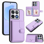 For Xiaomi 14T Pro Case RFID Blocking Card Holder Kickstand TPU + PU Leather Phone Back Cover