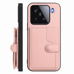 For Xiaomi 15 Case RFID Blocking Card Holder Kickstand TPU + PU Leather Phone Back Cover