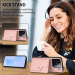 For Xiaomi 15 Case RFID Blocking Card Holder Kickstand TPU + PU Leather Phone Back Cover