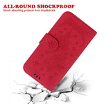 Xiaomi Redmi A1 4G / A2 4G Rose Butterfly Printed PU Leather Phone Case Stand Feature Magnetic Phone Cover with Rem