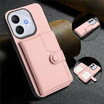 For Honor X70i / Honor 400 Lite 5G Case RFID Blocking Card Holder Kickstand TPU + PU Leather Phone Back Cover