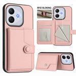 For Honor X70i / Honor 400 Lite 5G Case RFID Blocking Card Holder Kickstand TPU + PU Leather Phone Back Cover