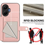 For Xiaomi Poco F7 5G / Redmi Turbo 4 Pro 5G Case RFID Blocking Card Holder Kickstand TPU + PU Leather Phone Back Cover