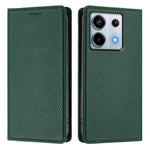 For Xiaomi Poco X6 5G / Xiaomi Redmi Note 13 Pro 5G Wallet Case RFID Blocking Litchi Texture Leather Mobile Cover