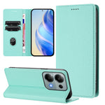 For Xiaomi Poco M6 Pro 4G / Xiaomi Redmi Note 13 Pro 4G Wallet Case RFID Blocking Litchi Texture Leather Mobile Cover