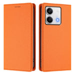 Xiaomi Redmi Note 13 5G (Kina) / Xiaomi Redmi Note 13 5G plånboksfodral RFID-blockerande läder med litchitextur