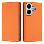 For Xiaomi Redmi Note 13 4G Wallet Case RFID Blocking Litchi Texture Leather Mobile Cover