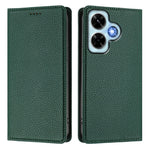 For Xiaomi Redmi Note 13 4G Wallet Case RFID Blocking Litchi Texture Leather Mobile Cover