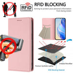 OnePlus Nord CE4 Lite 5G Plånboksfodral RFID-blockerande Litchitexturerat Läder Mobilskal