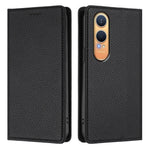 OnePlus Nord CE4 Lite 5G Plånboksfodral RFID-blockerande Litchitexturerat Läder Mobilskal