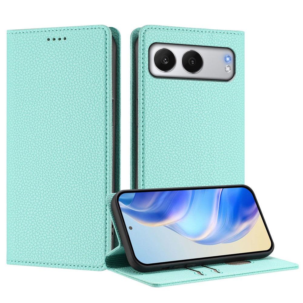 For OnePlus Nord 4 Wallet Case RFID Blocking Litchi Texture Leather Mobile Cover