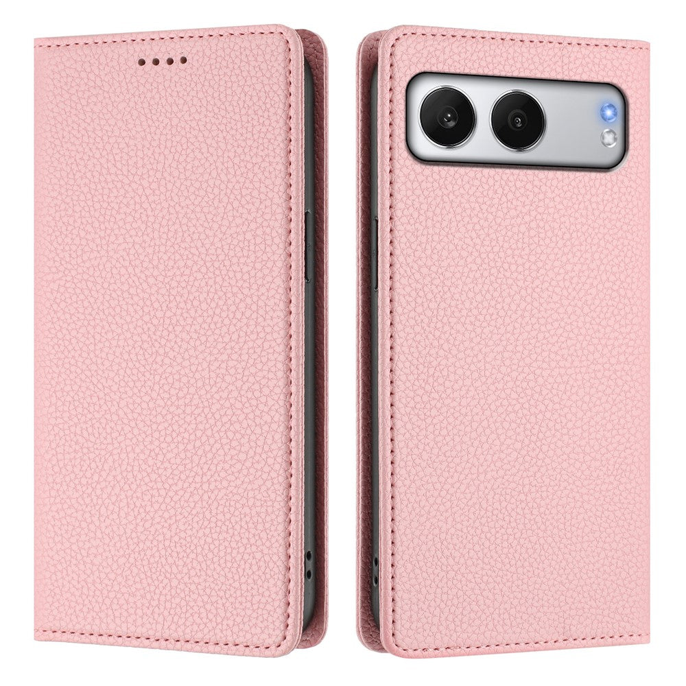 For OnePlus Nord 4 Wallet Case RFID Blocking Litchi Texture Leather Mobile Cover