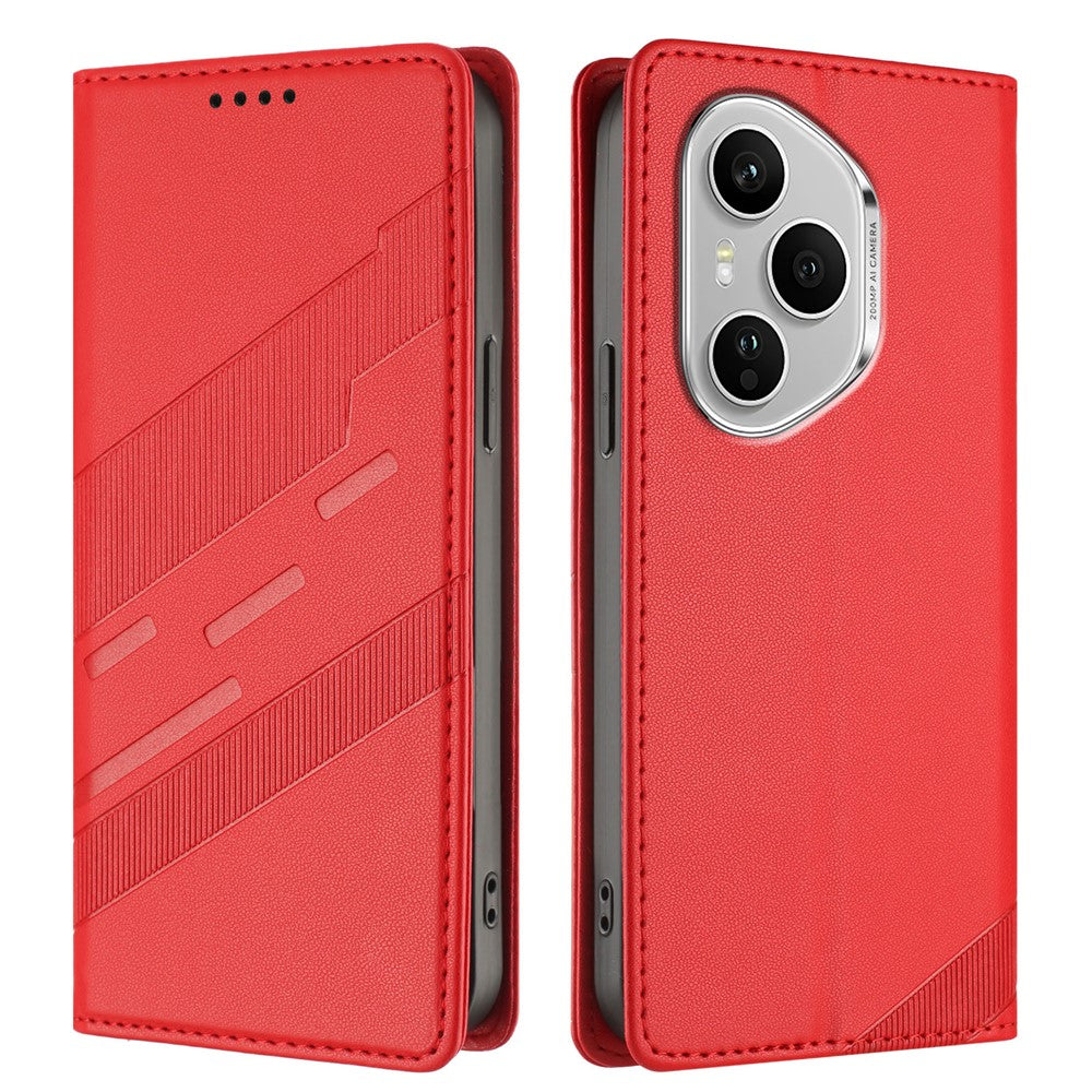 For Honor 400 Pro 5G (Global) Telefoncovers Punk Style Imprinted Wallet Stand Lædercover