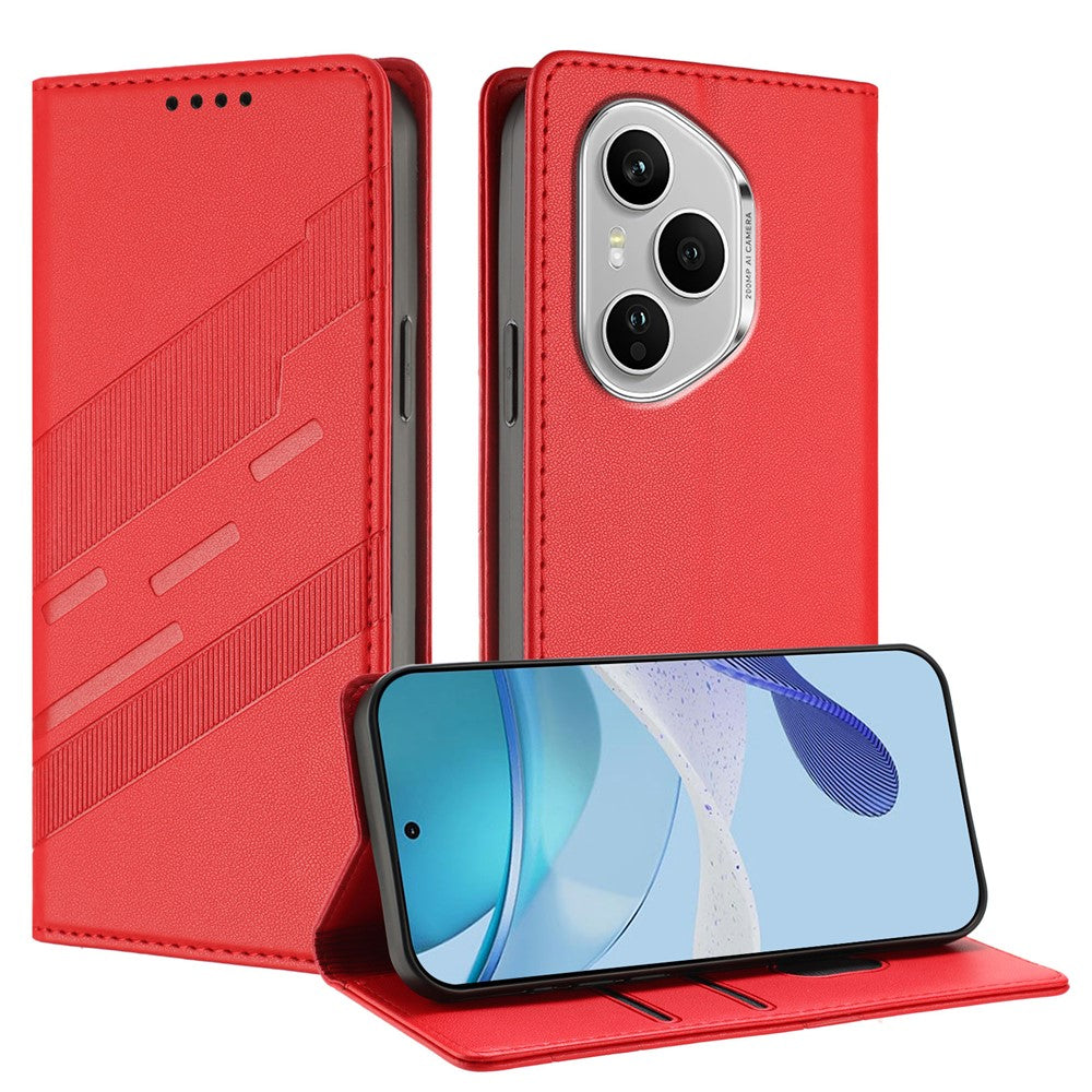 For Honor 400 Pro 5G (Global) Telefoncovers Punk Style Imprinted Wallet Stand Lædercover