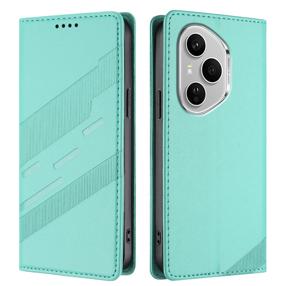 For Honor 400 Pro 5G (Global) Telefoncovers Punk Style Imprinted Wallet Stand Lædercover