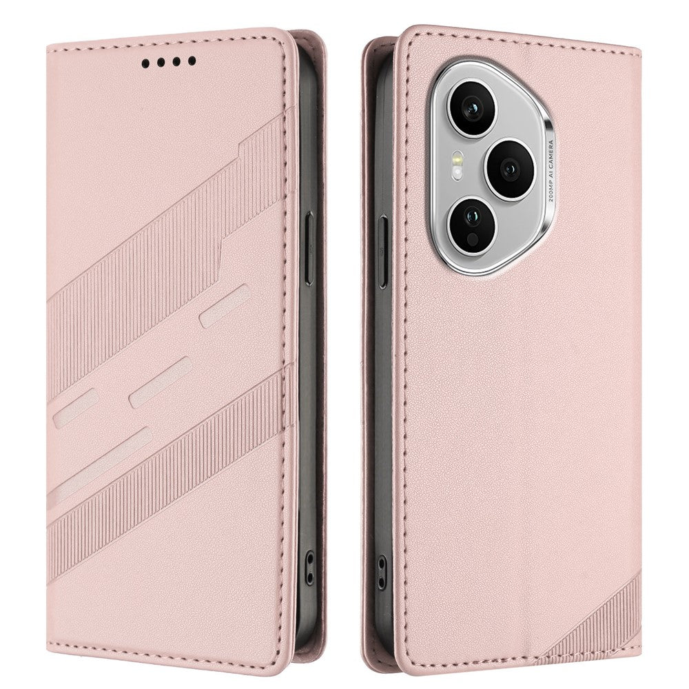 For Honor 400 Pro 5G (Global) Telefoncovers Punk Style Imprinted Wallet Stand Lædercover