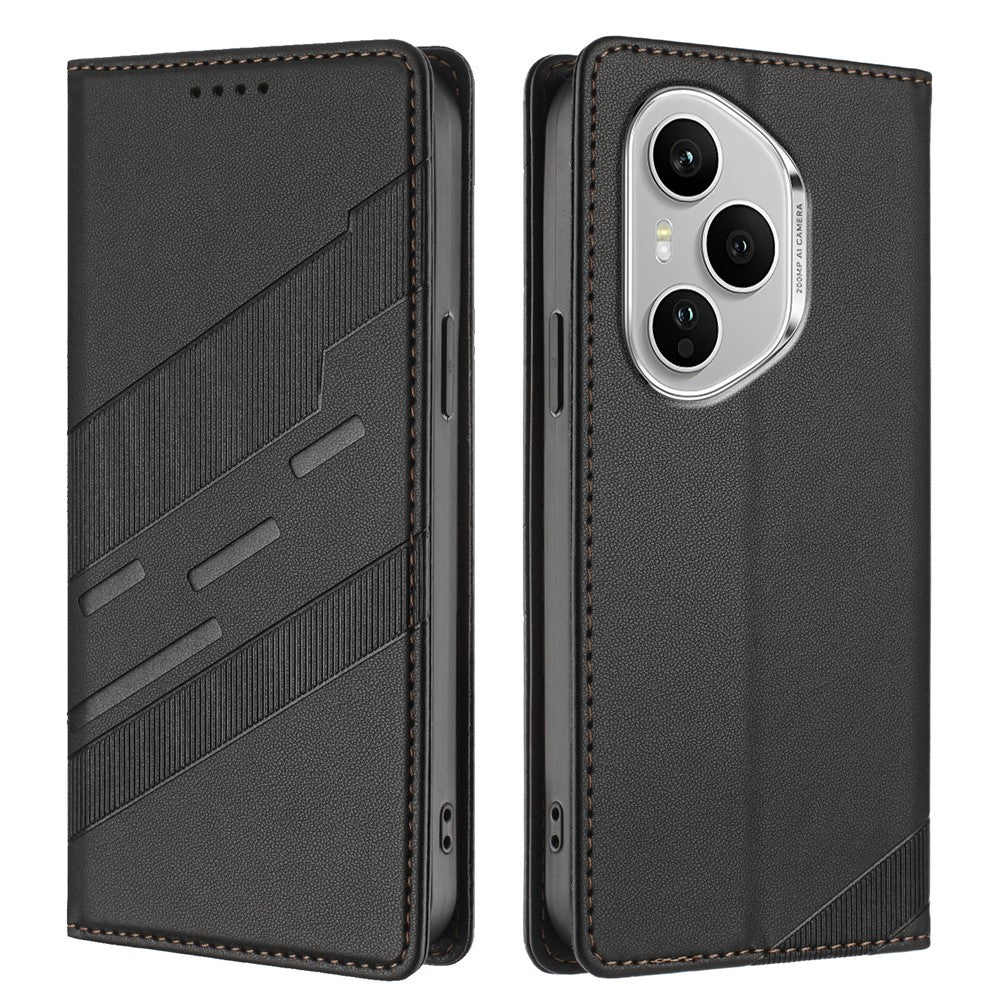 For Honor 400 Pro 5G (Global) Telefoncovers Punk Style Imprinted Wallet Stand Lædercover