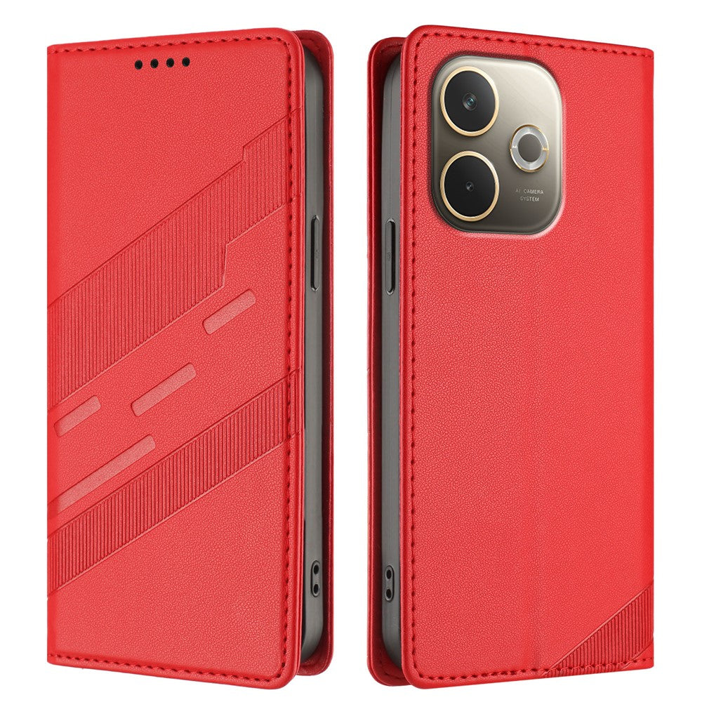 For Oppo A5 Pro 5G (Global) Phone Cases Punk Style Imprinted Wallet Stand Leather Cover