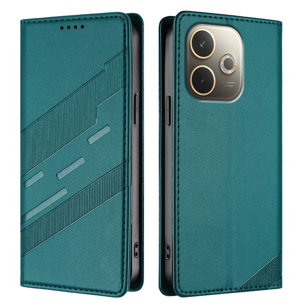 For Oppo A5 Pro 5G (Global) Phone Cases Punk Style Imprinted Wallet Stand Leather Cover