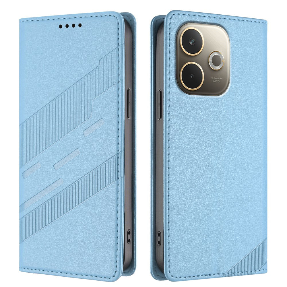 For Oppo A5 Pro 5G (Global) Phone Cases Punk Style Imprinted Wallet Stand Leather Cover