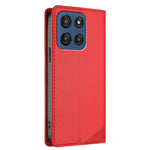 For Motorola Edge 60 5G Phone Cases Punk Style Imprinted Wallet Stand Leather Cover
