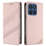 For Motorola Edge 60 5G Phone Cases Punk Style Imprinted Wallet Stand Leather Cover