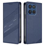 For Motorola Edge 60 5G Phone Cases Punk Style Imprinted Wallet Stand Leather Cover