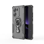 WANLONFENG For Xiaomi Redmi Turbo 4 5G Phone Case  PC TPU Back Cover Kickstand with Tempered Glass