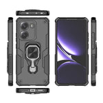 WANLONFENG For Xiaomi Redmi Turbo 4 5G Phone Case  PC TPU Back Cover Kickstand with Tempered Glass