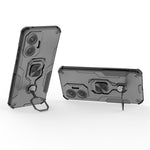 WANLONFENG För Xiaomi Poco F7 5G / Redmi Turbo 4 Pro 5G mobilskal PC TPU Baksida Stativ med Härdat Glas