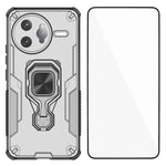 WANLONFENG För Xiaomi Poco F7 Ultra 5G / Xiaomi Redmi K80 Pro 5G mobilskal PC TPU Baksida Stativ med Härdat Glas