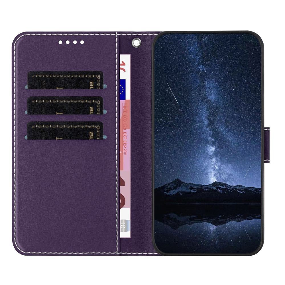 Xiaomi 15 mobilskal Plånboksfodral Färgskarvande Läderfodral med Magnetspänne