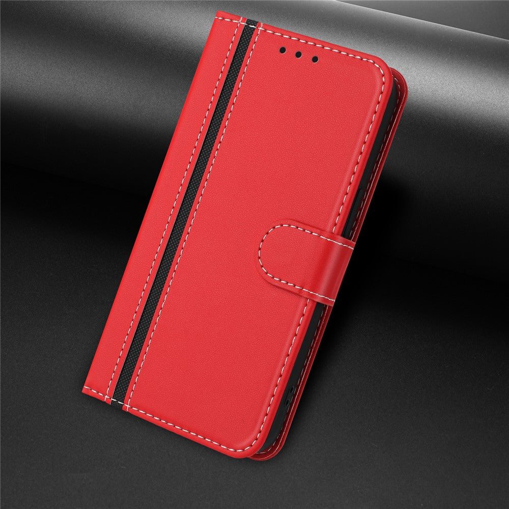 For Xiaomi 14 Ultra Phone Cases Wallet Stand Color Splicing Leather Cover with Magnetic Clasp