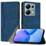 For Xiaomi Redmi Note 13 Pro 4G Leather Case Triangle Patchwork Wallet Stand Shockproof Phone Cover