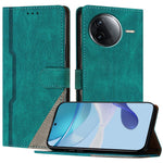 For Xiaomi Redmi K80 5G Leather Case Triangle Patchwork Wallet Stand Shockproof Phone Cover