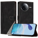 For Xiaomi Redmi K80 5G Leather Case Triangle Patchwork Wallet Stand Shockproof Phone Cover