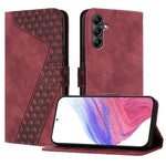 Læderetui til Samsung Galaxy A15 4G med 7-mønster, pung etui, stødsikkert mobilcover