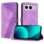 For OnePlus Nord 4 Leather Case 7-Shaped Pattern Wallet Stand Shockproof Phone Cover