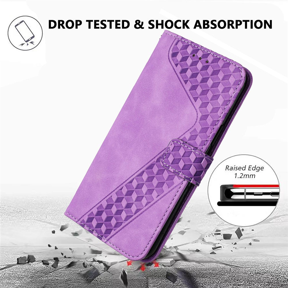 For OnePlus Nord 4 Leather Case 7-Shaped Pattern Wallet Stand Shockproof Phone Cover