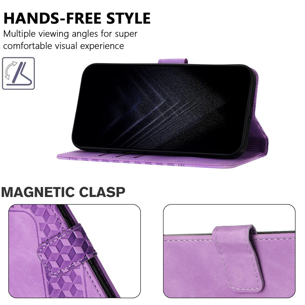 For OnePlus 13 Leather Case 7-Shaped Pattern Wallet Stand Shockproof Phone Cover