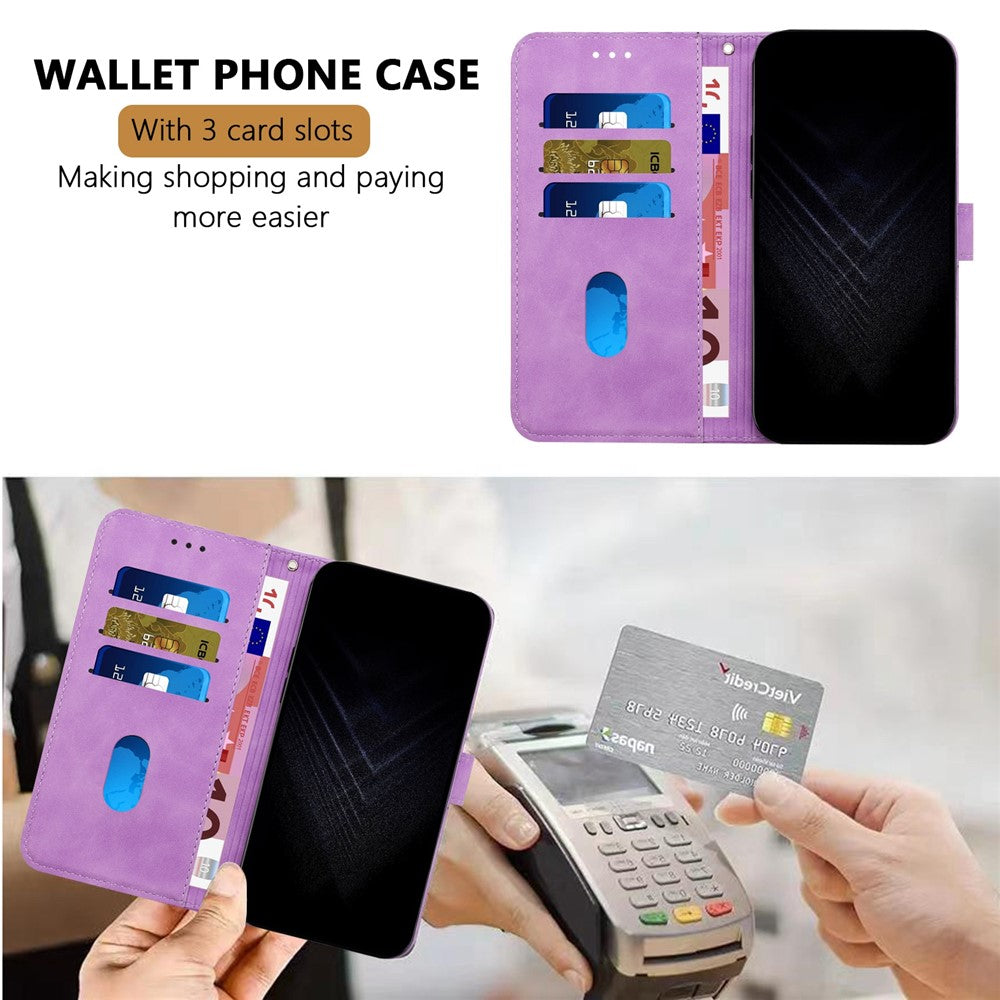 For OnePlus 13 Leather Case 7-Shaped Pattern Wallet Stand Shockproof Phone Cover