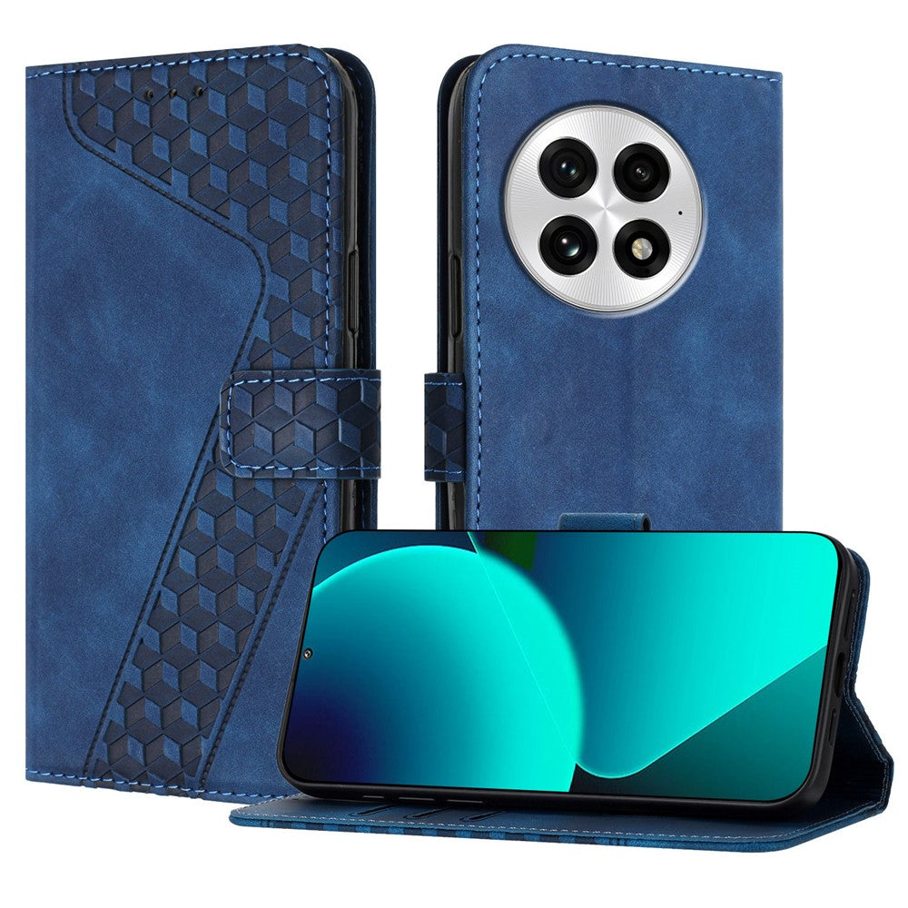 For OnePlus 13 Leather Case 7-Shaped Pattern Wallet Stand Shockproof Phone Cover
