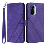 For Xiaomi Poco F3 Leather Case with Hand Strap Wallet Stand Phone Cover